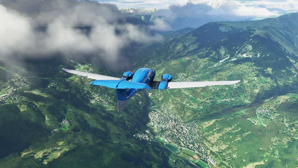 تصویری از یازی microsoft flight simulator