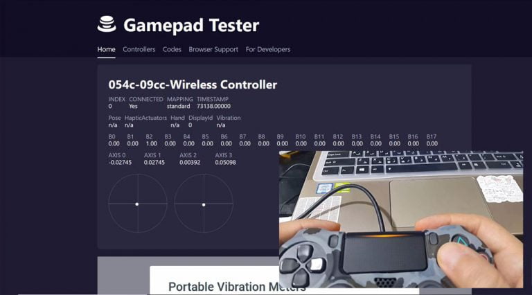 معرفی وب سایت Gamepad Tester - ابزاری برای عیب یابی دسته‌ی بازی ...