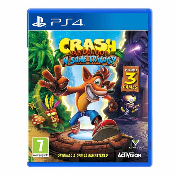 خرید بازی کارکرده Crash Bandicoot N Sane Trilogy