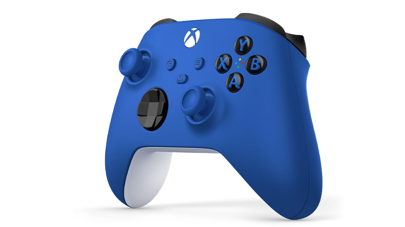 blue xbox s controller