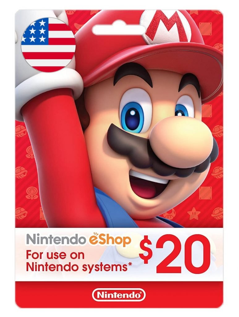 گیفت کارت 20 دلاری نینتندو (Nintendo eShop)
