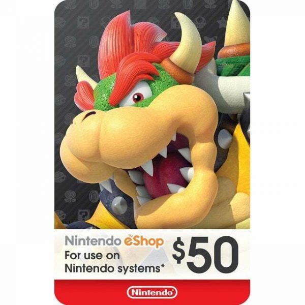 گیفت کارت 50 دلاری نینتندو (Nintendo eShop)