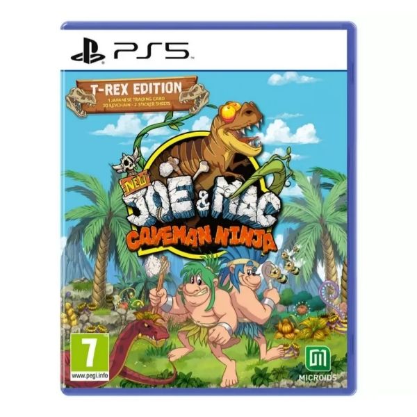 خرید بازی New Joe and Mac: Caveman Ninja T-Rex Edition برای PS5