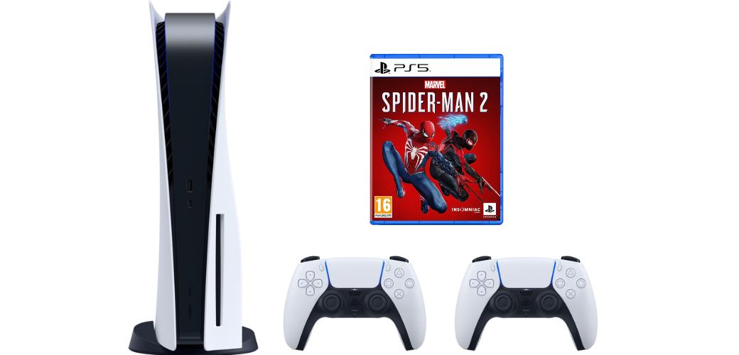 خرید باندل کنسول PS5 به همراه دسته و بازی Spider-Man 2 با بهترین قیمت