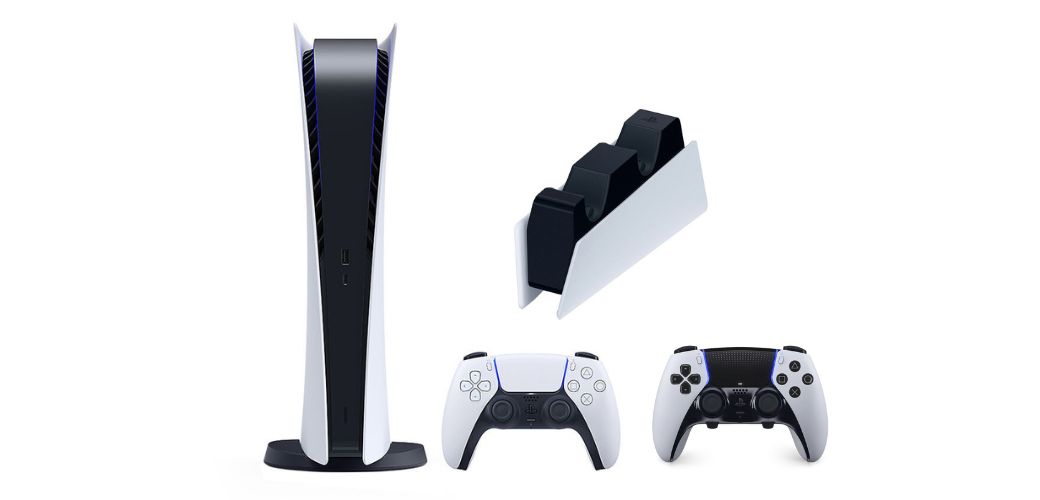 خرید باندل کنسول PS5 دیجیتال به همراه دسته Edge و پایه شارژر با بهترین قیمت