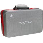 کیف برای PS5 اسلیم Deadskull Hard Case - Grey/Red