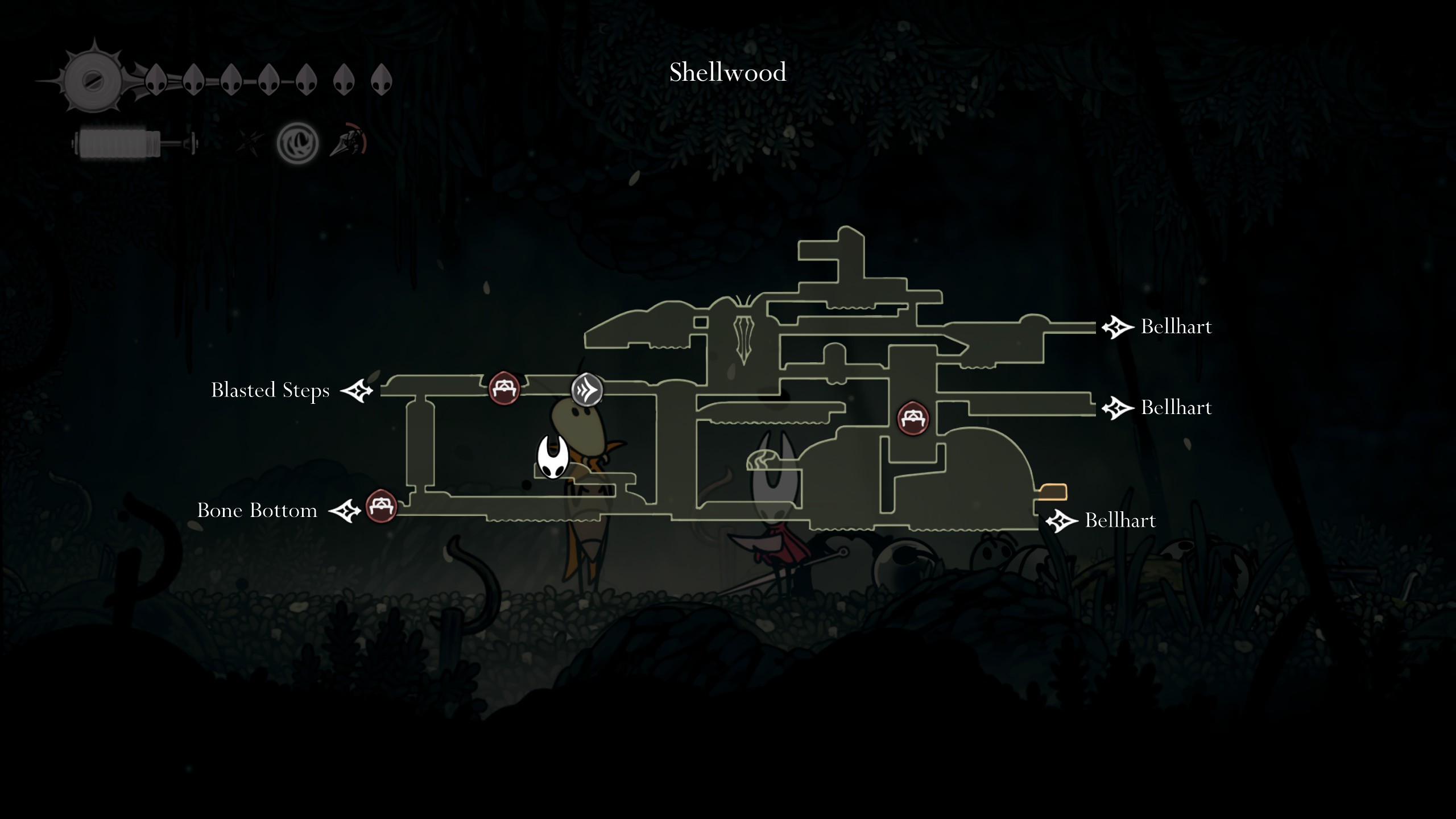 تمام مکانهای Pale Oil در Silksong 6 Hollow Knight: Silksong Pale Oil - Saving Plinney