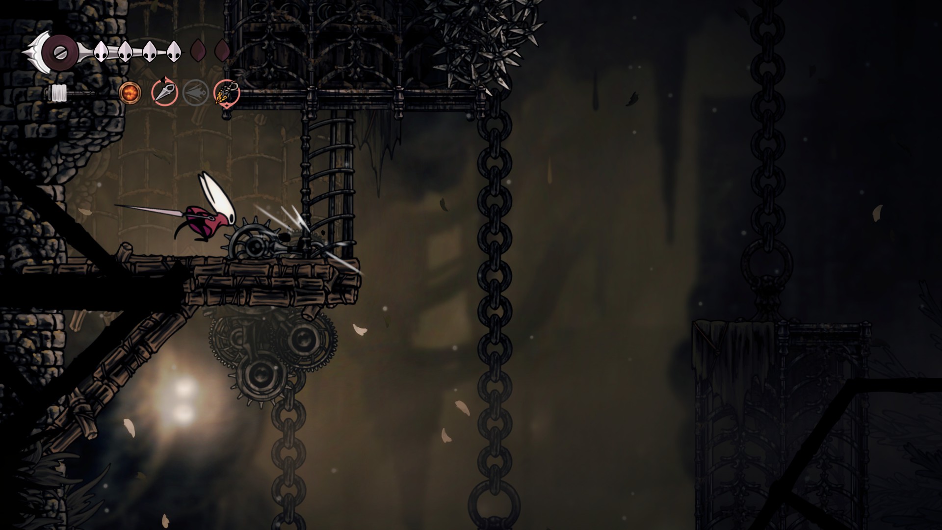 آنلاک کردن نیمکت وسط Sinner's Road در Hollow Knight: Silksong 4 A series of images showing a shortcut to the Sinner's Road bench jumping puzzle in Hollow Knight: Silksong.