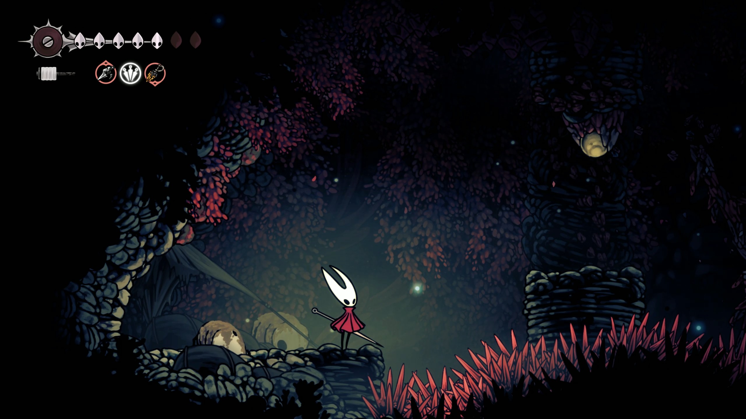 تمام Mementos در Silksong و نحوه به دست آوردن هر یک 6 Hollow Knight: Silksong mementos - Watcher at the Edge entrance