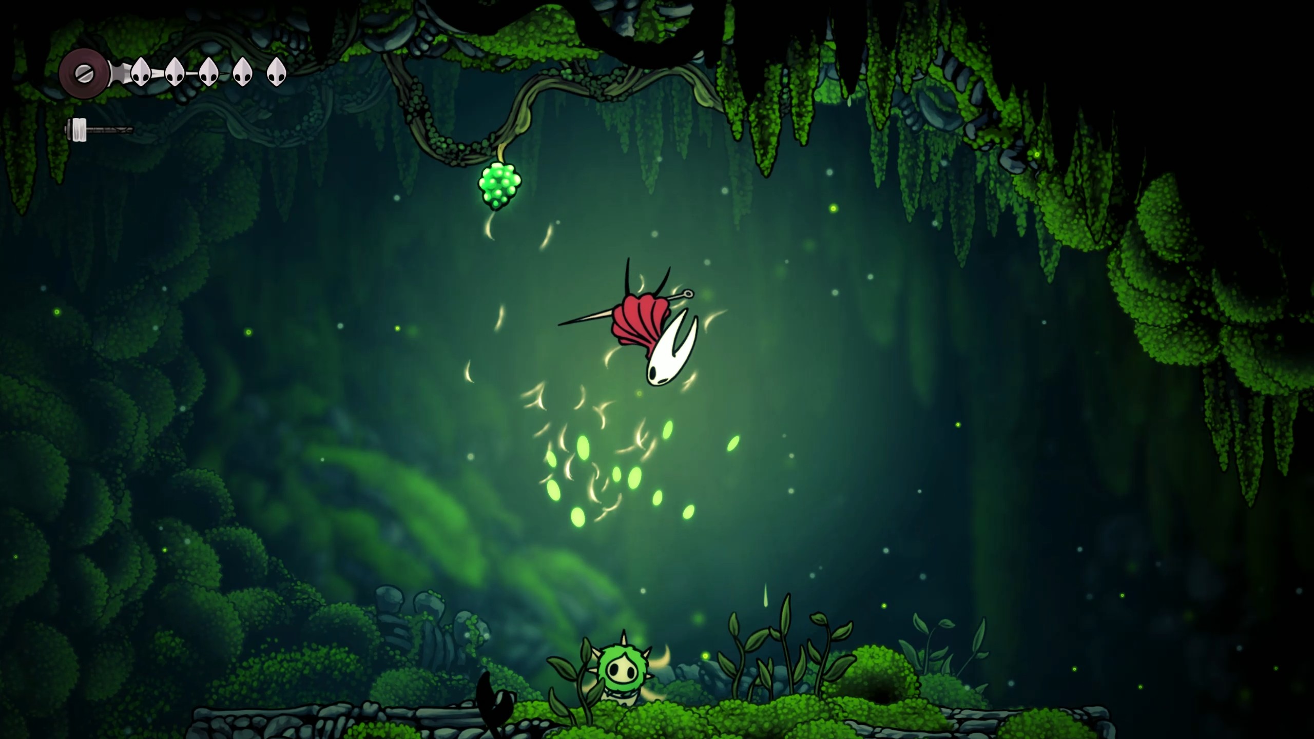 Hollow Knight: Silksong Mossberry locations - Bouncing
