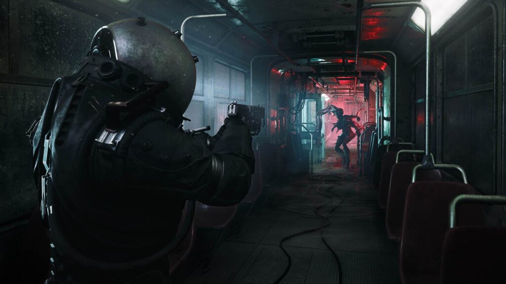 Cronos: The New Dawn | نکات ضروری برای بقا 2 Cronos The New Dawn screenshot featuring the Traveler aiming at a merging Orphan.