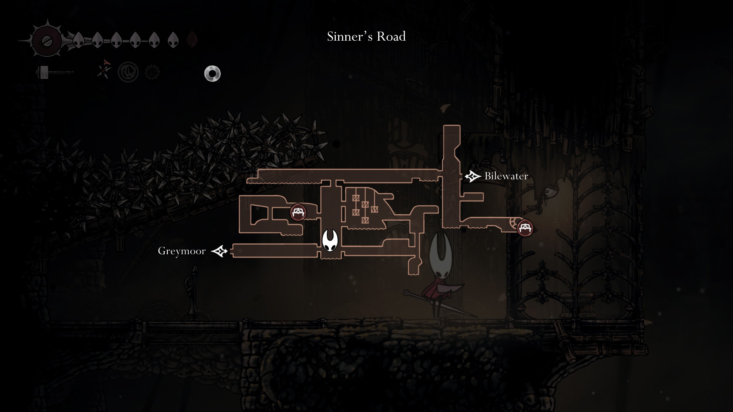 Hollow Knight: Silksong Verdania - Sinner's Path location