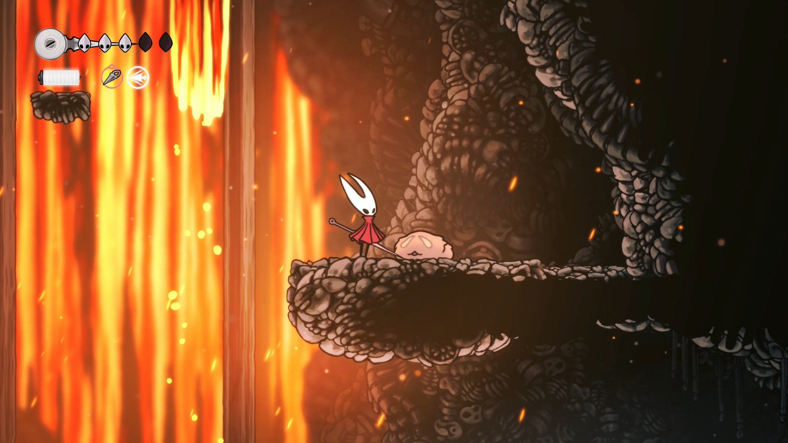 Hollow Knight: Silksong fleas - Deep Docks flea