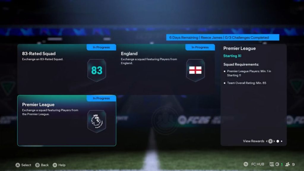 An overview of group SBCs for World Tour Reece James