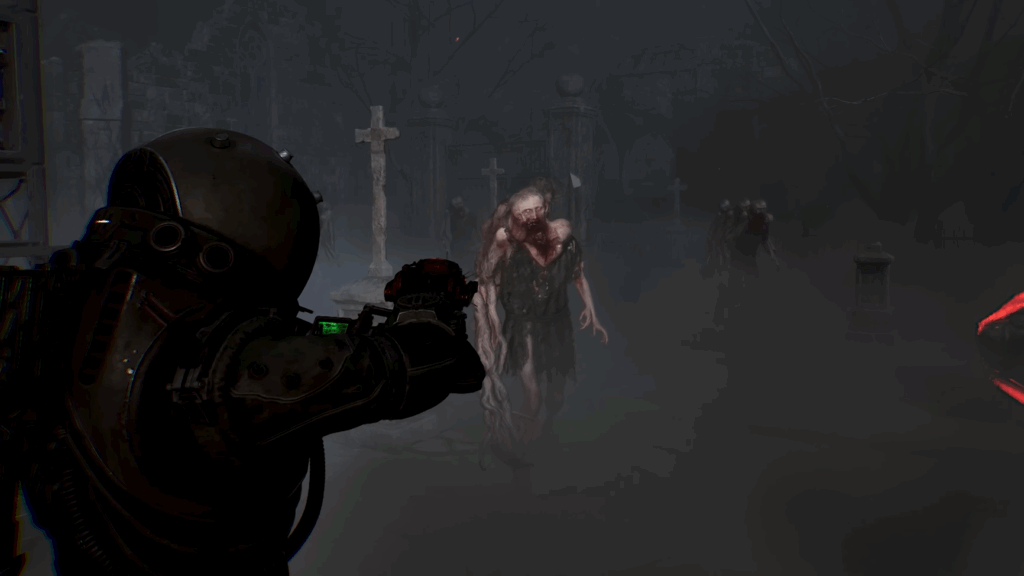 Cronos: The New Dawn | نکات ضروری برای بقا 8 Cronos: The New Dawn screenshot featuring the Traveler aiming at multiple Orphans.