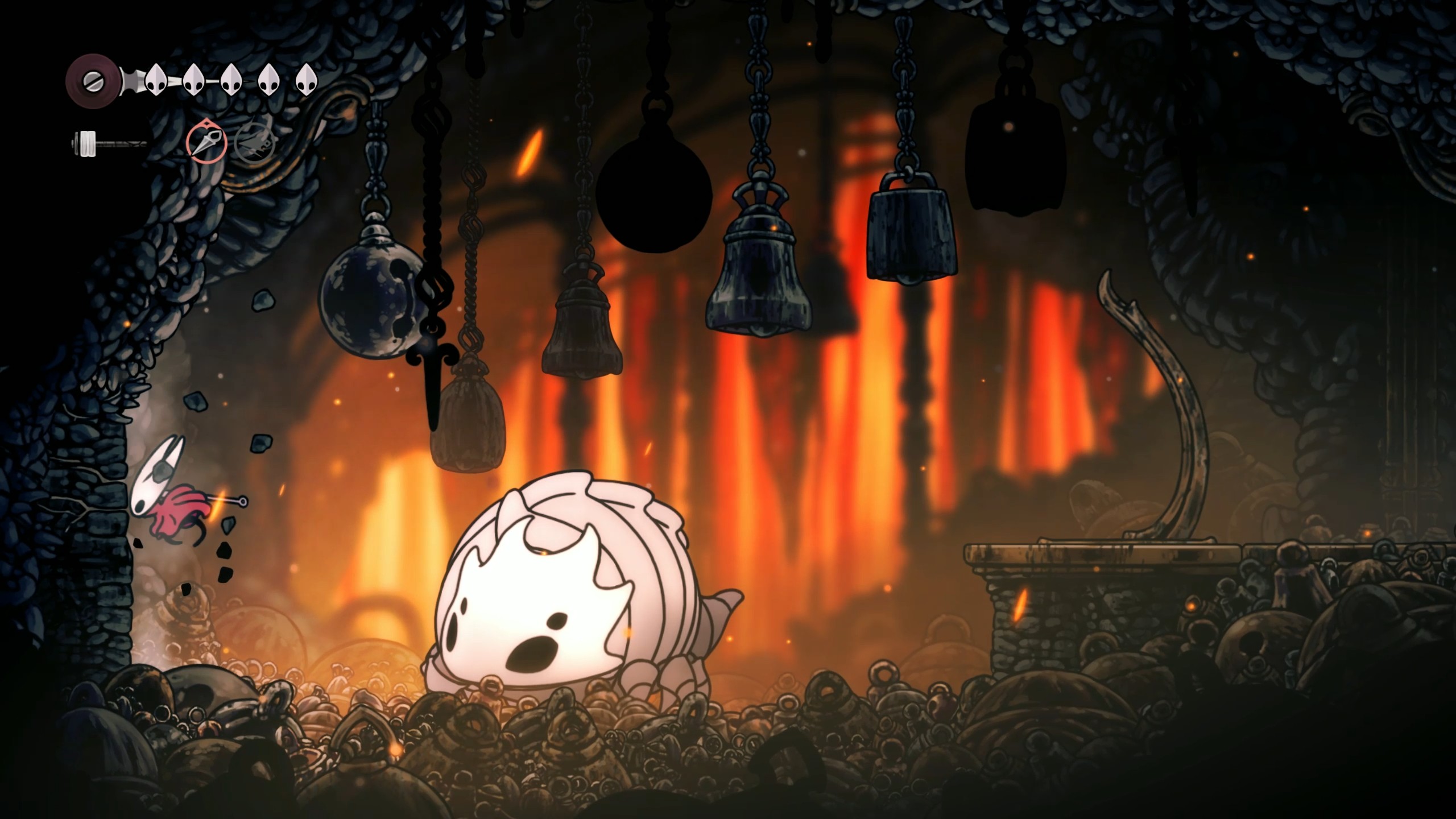 Hollow Knight: Silksong fleas - Deep Docks Bellway