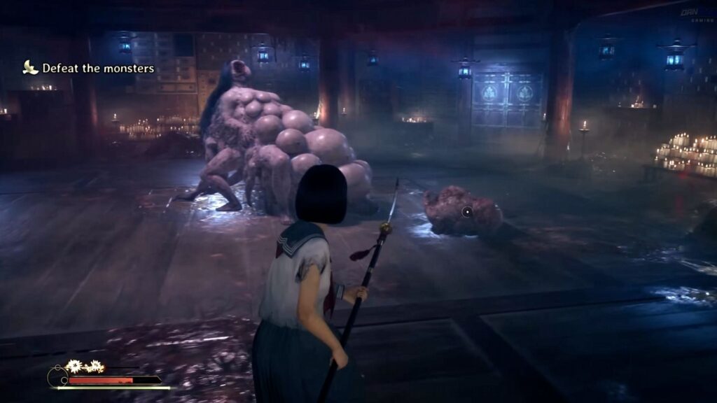 راهنمای شکست همه دشمنان Silent Hill f 5 Birthing Monster in Silent Hill f