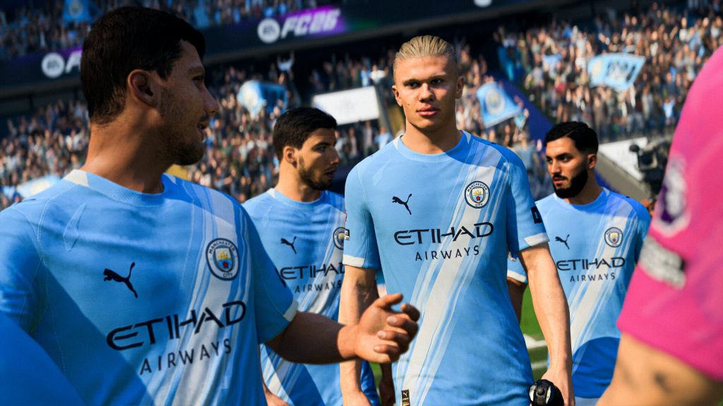 فقط ۷ تیم ۵ ستاره در FC 26 وجود دارد 1 Erling Haaland and Manchester City teammates in FC 26.