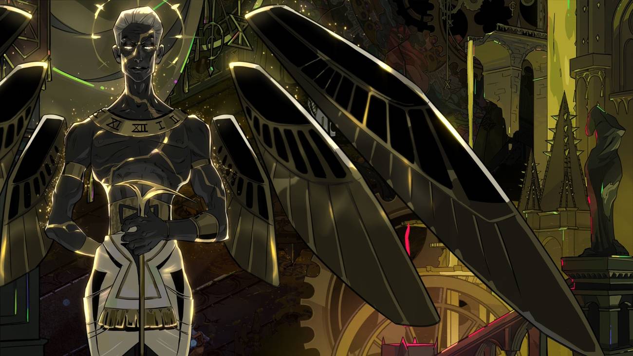 Chronos stands in Tartarus in Hades 2