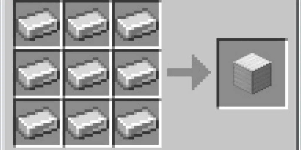imgi 1 Minecraft Crafting a Block of Iron