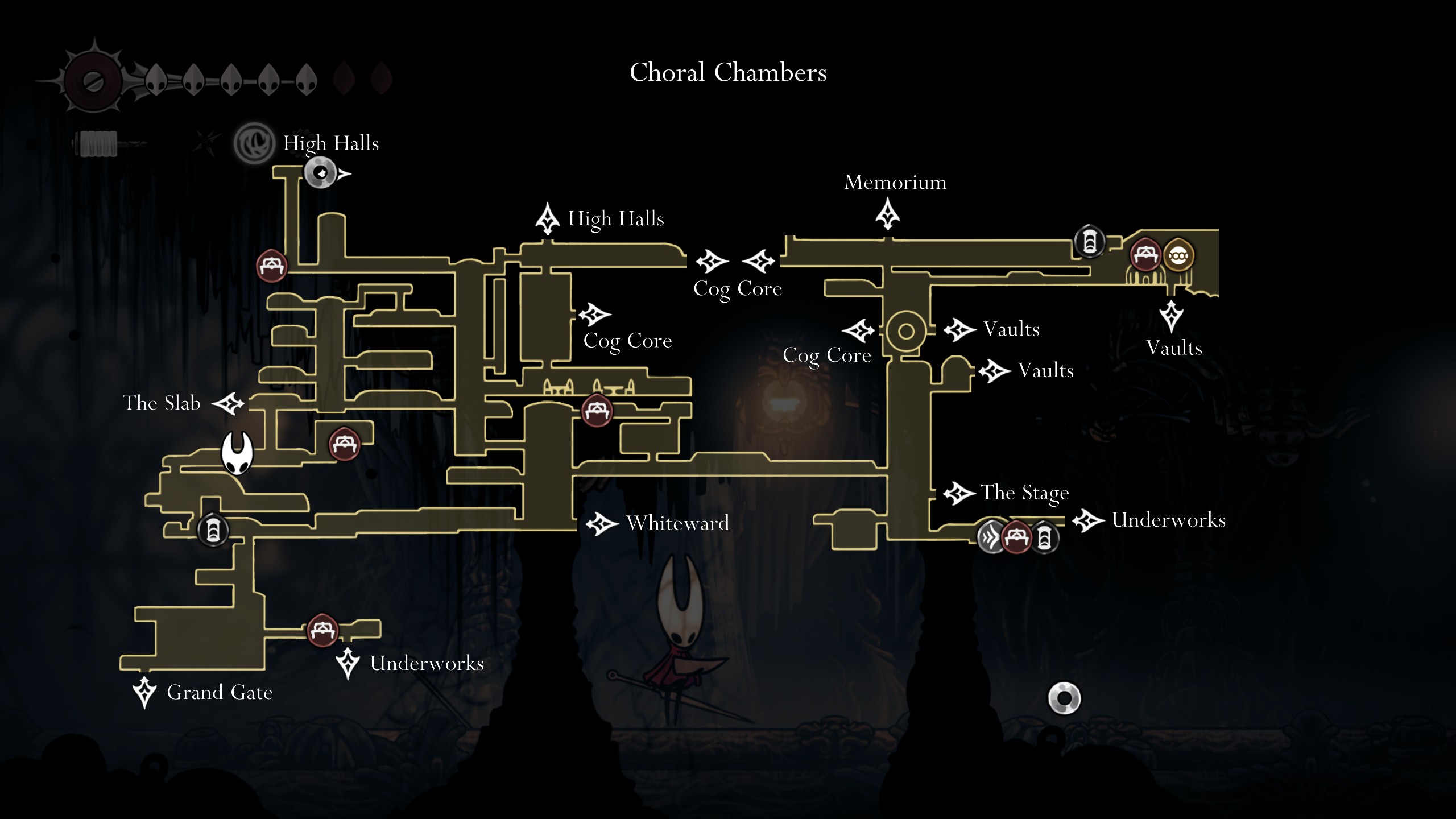 Hollow Knight: Silksong Verdania - Choral Chambers location