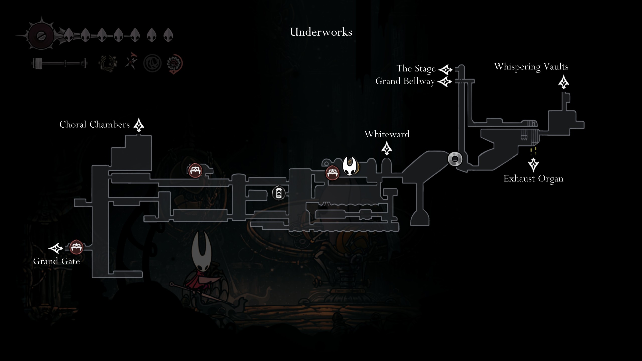 چگونه هر سه ابزار Silkshot را در Silksong به دست آوریم و کدام یک بهترین است 3 Hollow Knight: Silksong Silkshot - Underworks