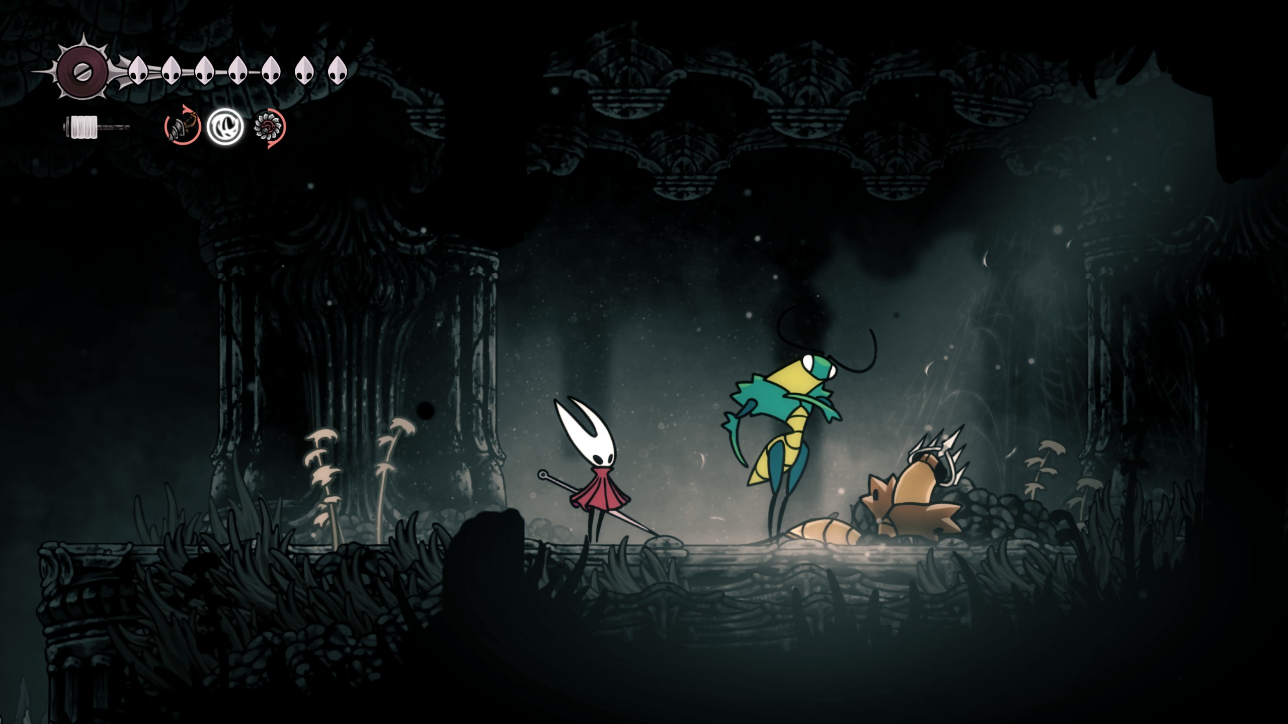 Hollow Knight: Silksong Verdania - Green Prince mourning