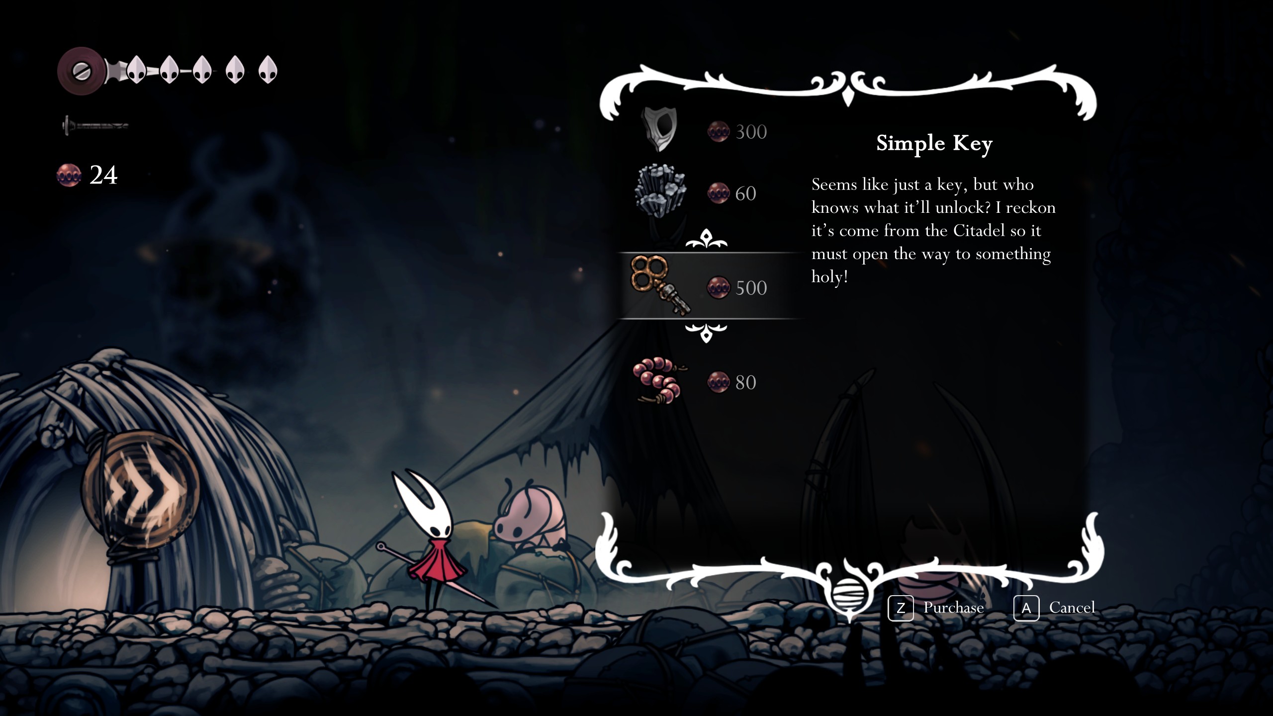Hollow Knight: Silksong Simple Key - Pebb