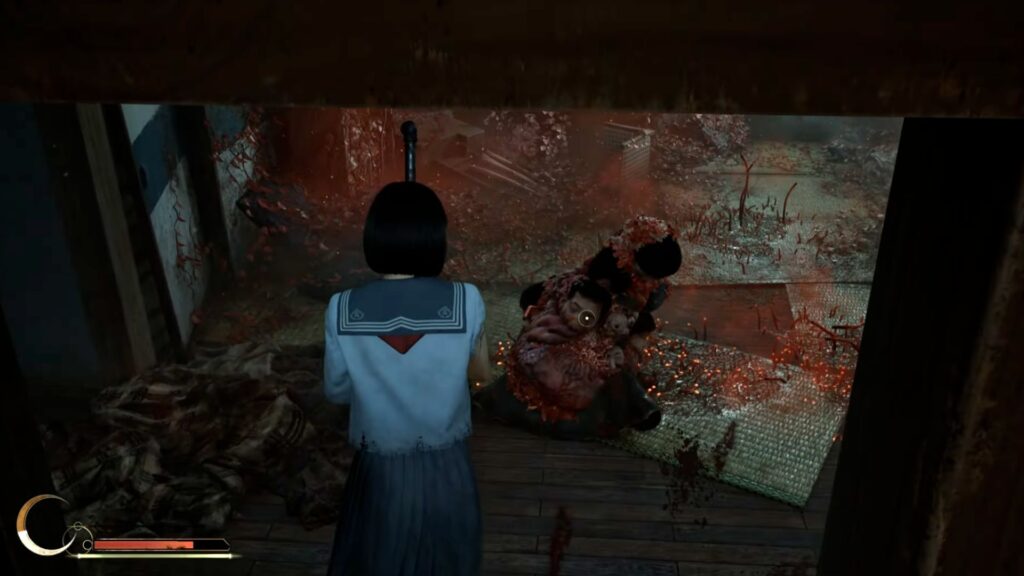 راهنمای شکست همه دشمنان Silent Hill f 4 Vomiting Monster in Silent Hill f