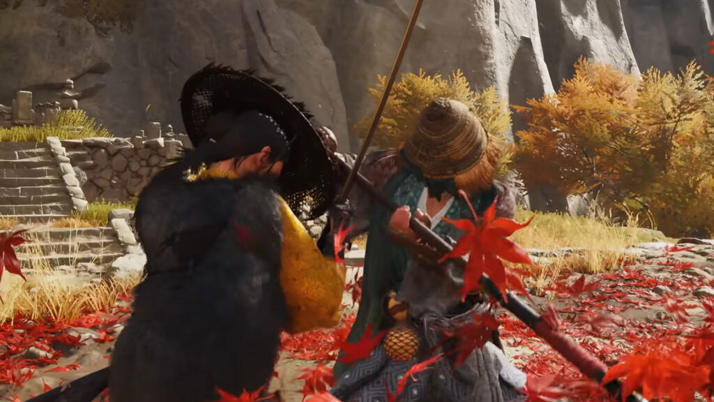 An image showing the gameplay of Ghost of Yotei.