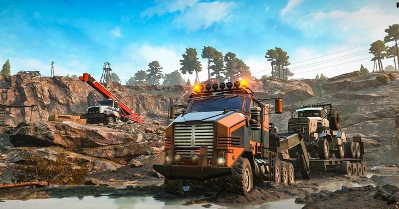 بهترین بازی شبیهساز کامیون 2 SnowRunner یکی از بهترین بازی های شبیه ساز کامیون برای کنسول